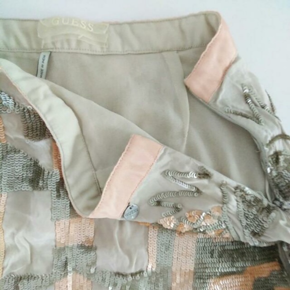 GUESS Sequined Mini Skirt - Picture 3 of 3